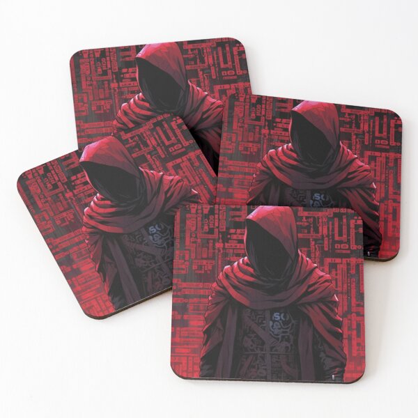 Item preview, Hooded Assassin Cyberpunk Binary Code designed and sold by Nightarcade.