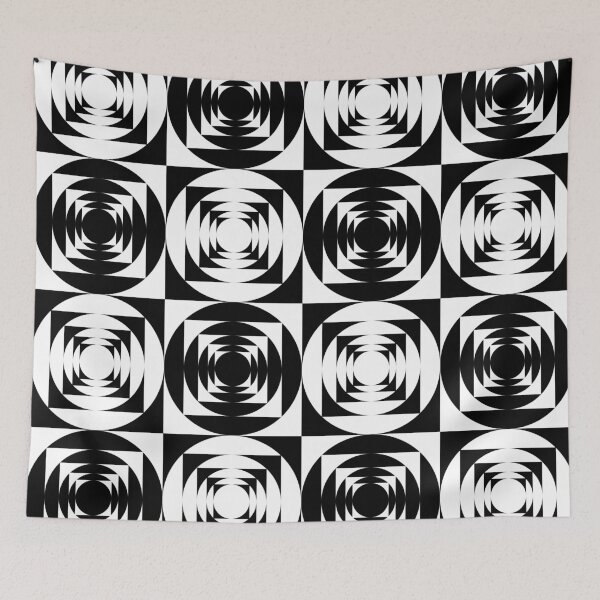 Item preview, retro op art pattern designed and sold by pauloneill-art.