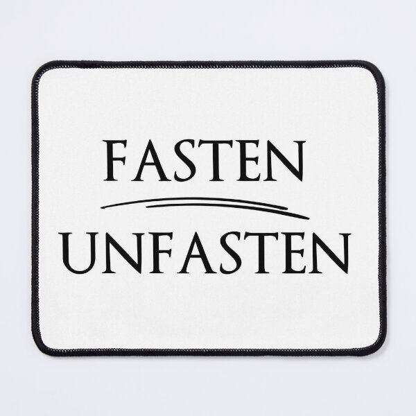 Item preview, FASTEN UNFASTEN The design of Antonyms designed and sold by IssaraStudio.
