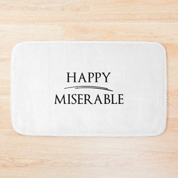 Item preview, HAPPY MISERABLE The design of Antonyms designed and sold by IssaraStudio.