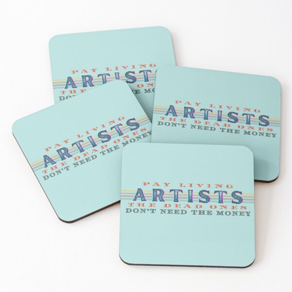 Item preview, ¡Paga a los artistas vivos! designed and sold by Anathea Utley.