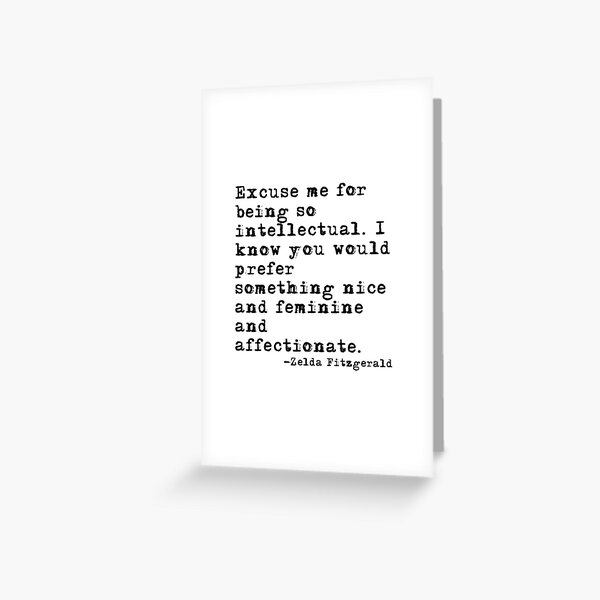 Item preview, Excuse me for being so intellectual designed and sold by peggieprints.