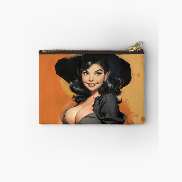 Item preview, Halloween Witch Pinup Girl designed and sold by cutestpinups.
