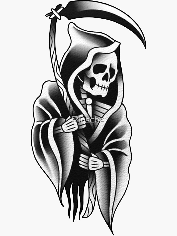 Mermaid grim reaper tattoo - Tattoogrid.net