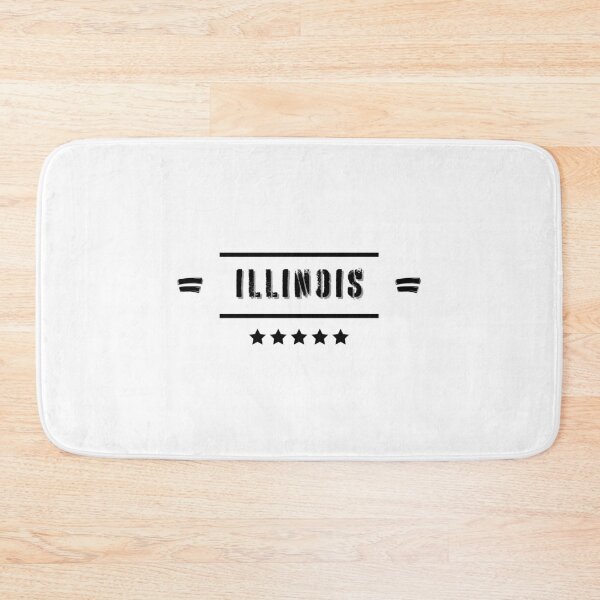Item preview, Classic ILLINOIS Stylish Black Letter Edition designed and sold by IssaraStudio.