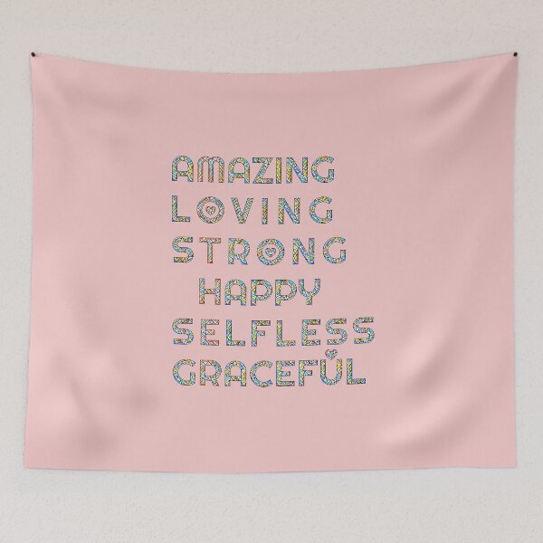 Item preview, Amazing, Loving, Strong, Happy, Selfless, Graceful  [For Mother] designed and sold by CristalleLisa.
