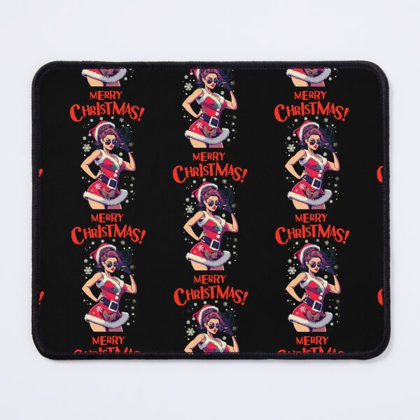 Item preview, Rock Mrs. Claus. Happy Christmas designed and sold by ArtFeverShop.