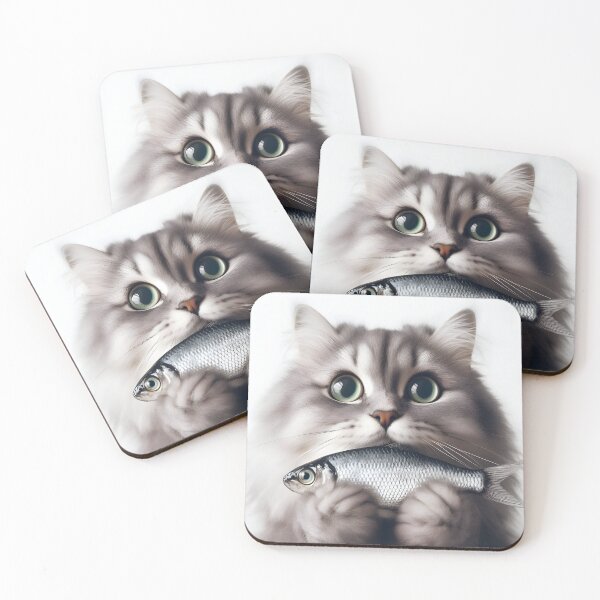 Item preview, Cat and fish.#13 designed and sold by ponggun.