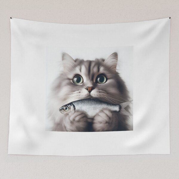 Item preview, Cat and fish.#13 designed and sold by ponggun.