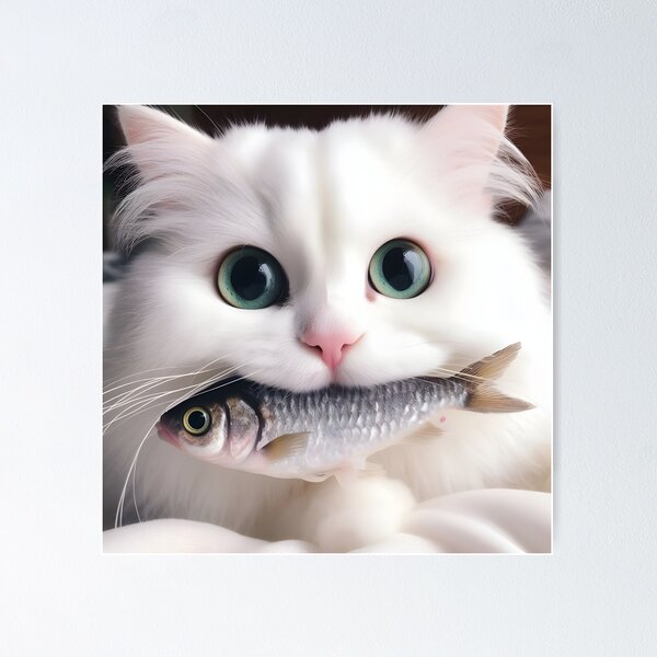 Item preview, Cat and fish.#15 designed and sold by ponggun.