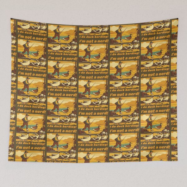 Item preview, I'm NOT a nerd! I do DUCK HERDING! designed and sold by SolidEarthArt.