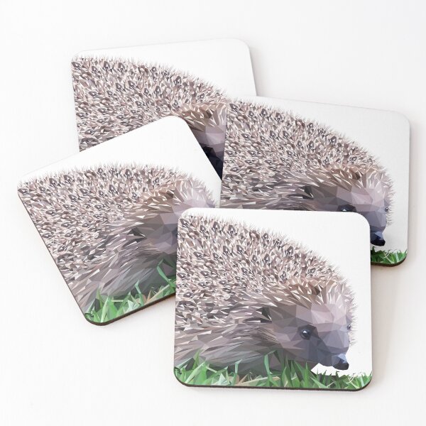 Item preview, Graphic Hedgehog in Triangles designed and sold by Mike Payne.