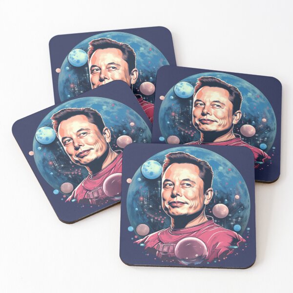 Item preview, Elon Musk Portrait designed and sold by catofnimes.