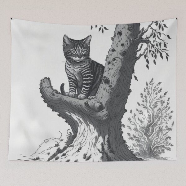 Item preview, The cat in the tree designed and sold by jsebouvi.