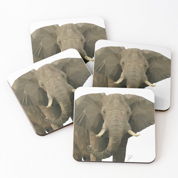 Item preview, Graphic Elephant in Triangles. designed and sold by Mike Payne.