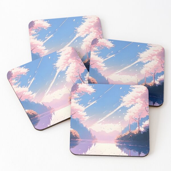 Item preview, Sunset Splendor with Sakura Silhouettes designed and sold by Popolarisu.