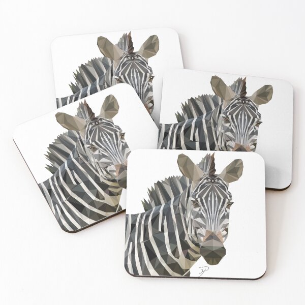 Item preview, Graphic Zebra in Triangles designed and sold by Mike Payne.