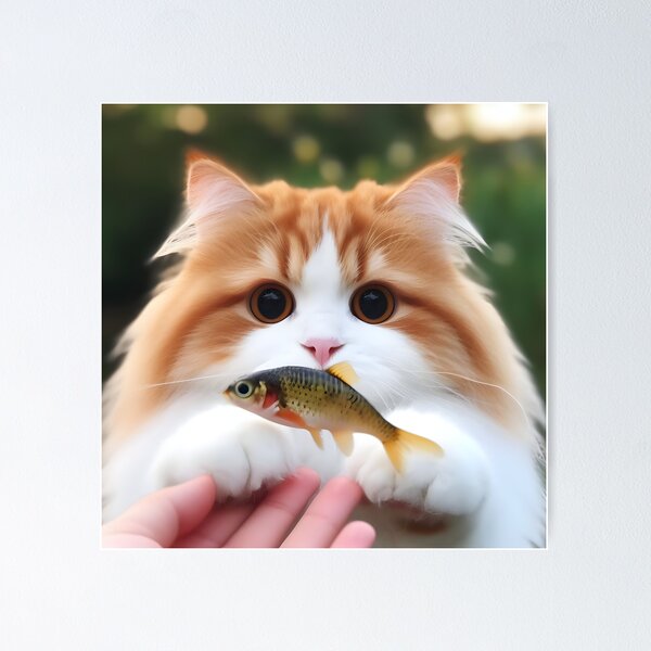 Item preview, Cat and fish.#16 designed and sold by ponggun.