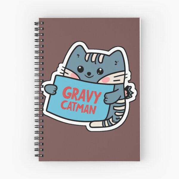 Item preview, GravyCatman Kawaii Blue designed and sold by FenwickDesign99.