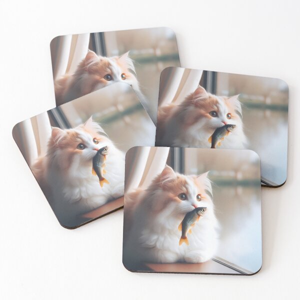 Item preview, Cat and fish.#18 designed and sold by ponggun.