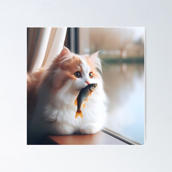Item preview, Cat and fish.#18 designed and sold by ponggun.