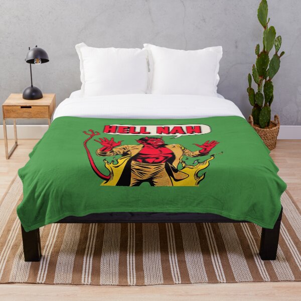 Item preview, Hell Nah - Demon Satan Devil cartoon designed and sold by OneWayOrAnother.