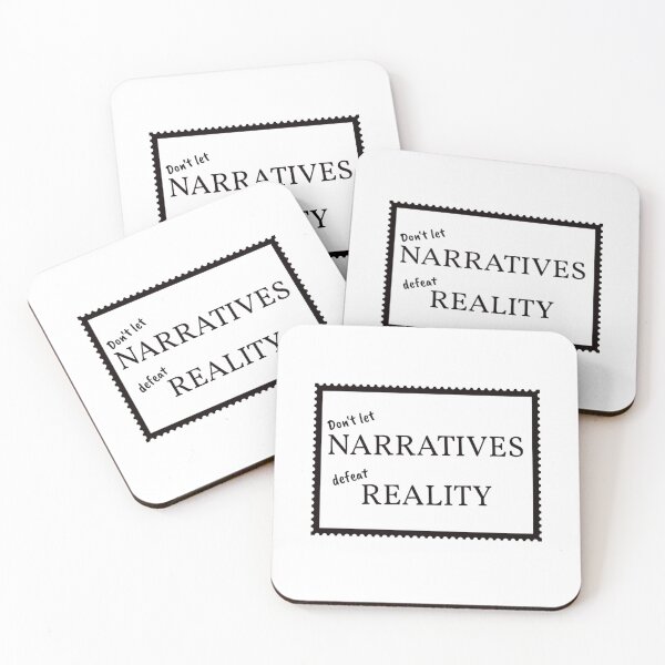 Item preview, Don't let NARRATIVES defeat REALITY designed and sold by SICK-Store.