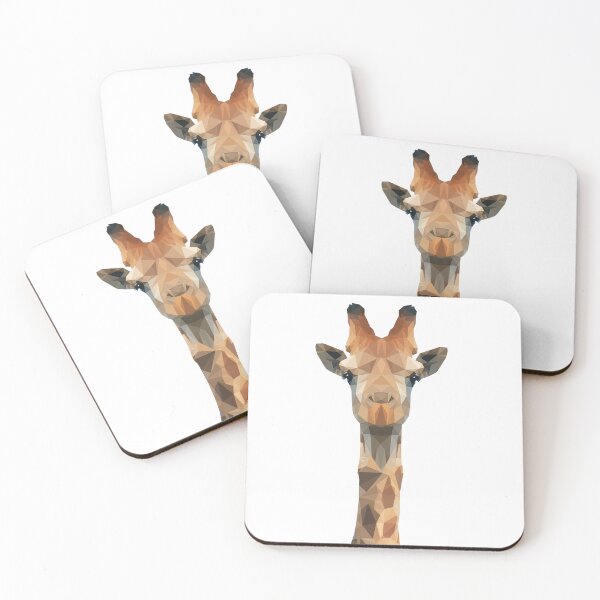 Item preview, Graphic Giraffe in Triangles designed and sold by Mike Payne.