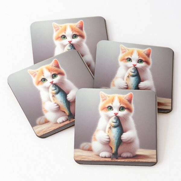 Item preview, Cat and fish.#19 designed and sold by ponggun.