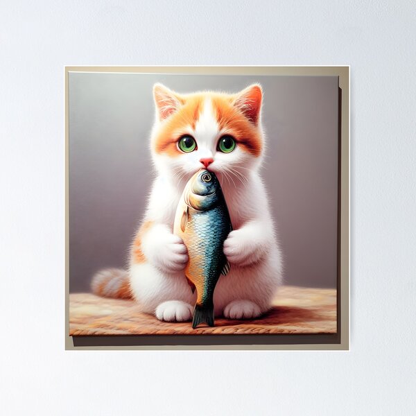 Item preview, Cat and fish.#19 designed and sold by ponggun.
