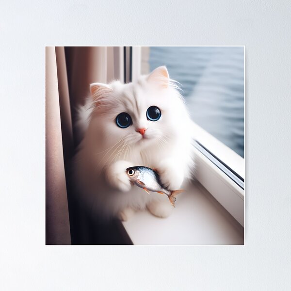 Item preview, Cat and fish.#20 designed and sold by ponggun.