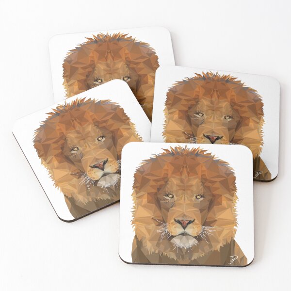 Item preview, Graphic Lion in Triangles designed and sold by Mike Payne.