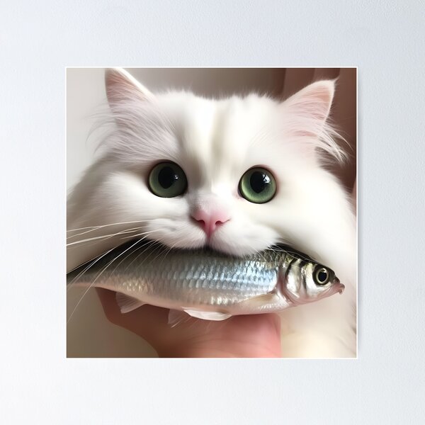 Item preview, Cat and fish.#21 designed and sold by ponggun.
