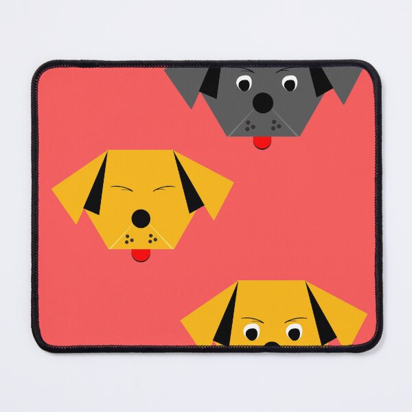 Item preview, Pups Trio On Red Background designed and sold by elpeeda7.