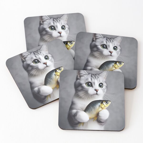Item preview, Cat and fish.#23 designed and sold by ponggun.