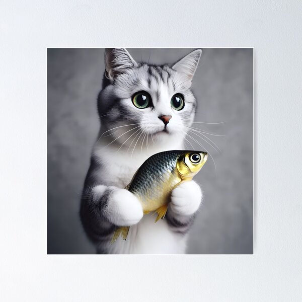 Item preview, Cat and fish.#23 designed and sold by ponggun.
