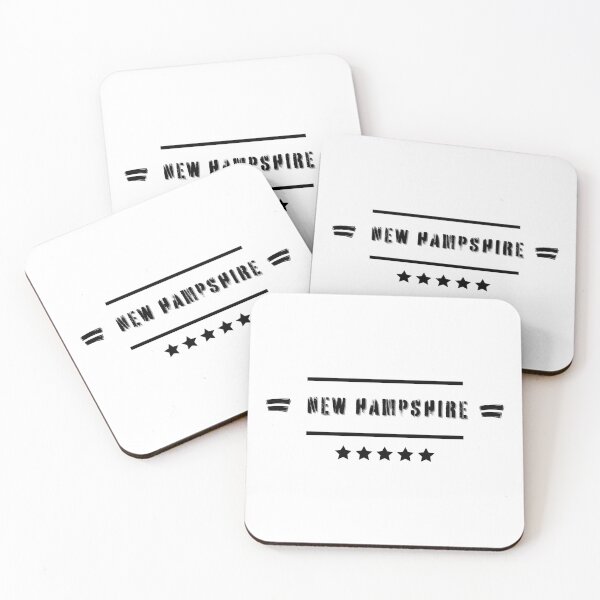 Item preview, Classic NEW HAMPSHIRE Stylish Black Letter Edition designed and sold by IssaraStudio.