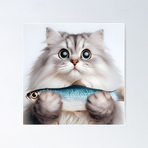 Item preview, Cat and fish.#25 designed and sold by ponggun.