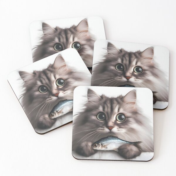 Item preview, Cat and fish.#24 designed and sold by ponggun.