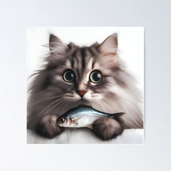 Item preview, Cat and fish.#24 designed and sold by ponggun.