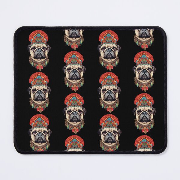 Item preview, Bohemian Pug Dog designed and sold by PrettyPittie Shop.