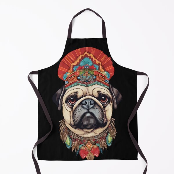 Item preview, Bohemian Pug Dog designed and sold by PrettyPittie Shop.