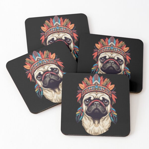 Item preview, Native Pug Dog designed and sold by PrettyPittie Shop.