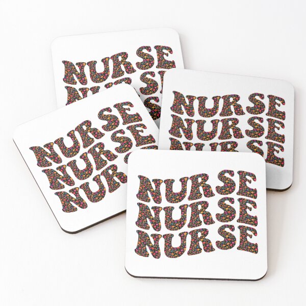 Item preview, Groovy Floral Nurse designed and sold by Stick-Artistry.
