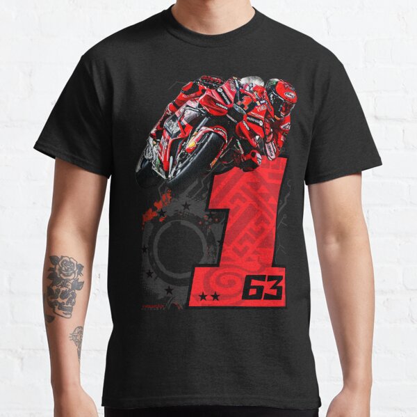 Francesco Bagnaia Number 1 Moto GP  Classic T-Shirt