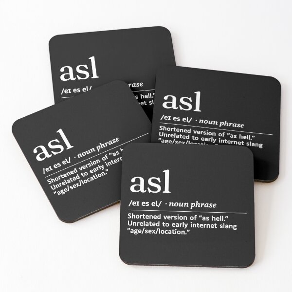 Item preview, Asl Gen Z Slang Funny Urban Dictionary Meaning designed and sold by SpeakSarcasm.