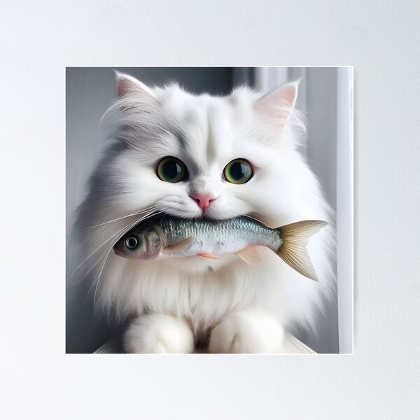Item preview, Cat and fish.#26 designed and sold by ponggun.