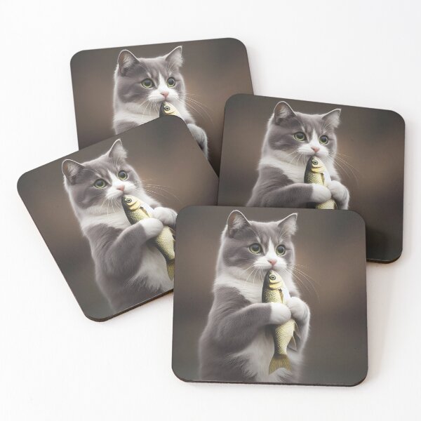 Item preview, Cat and fish.#27 designed and sold by ponggun.