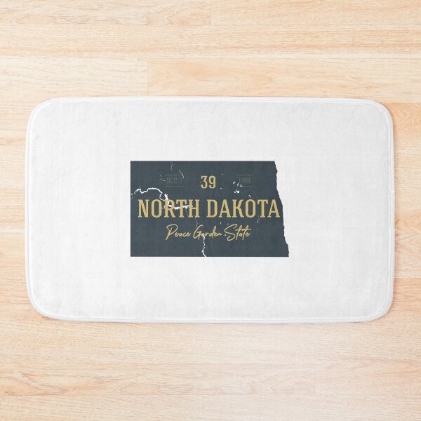 Item preview, American state map. North Dakota. Peace Garden State designed and sold by dk-design85.