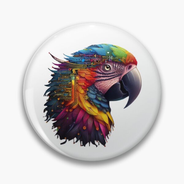 Item preview,  Where Parrots and Programming Meet  designed and sold by Sosa-art.
